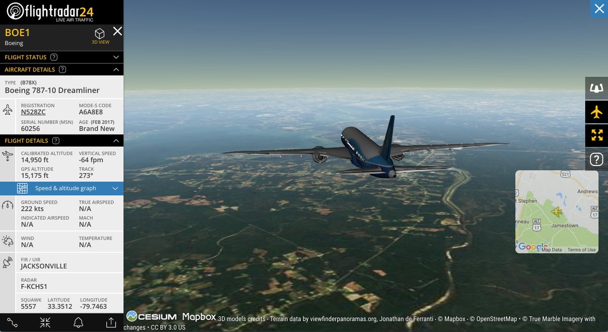 flight radar 24 3d view