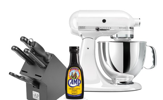 #Competition #WIN a KitchenAid Artisan Stand Mixer and 7-piece knife block set from Camp Coffee worth over £550! bit.ly/2ohXnyd