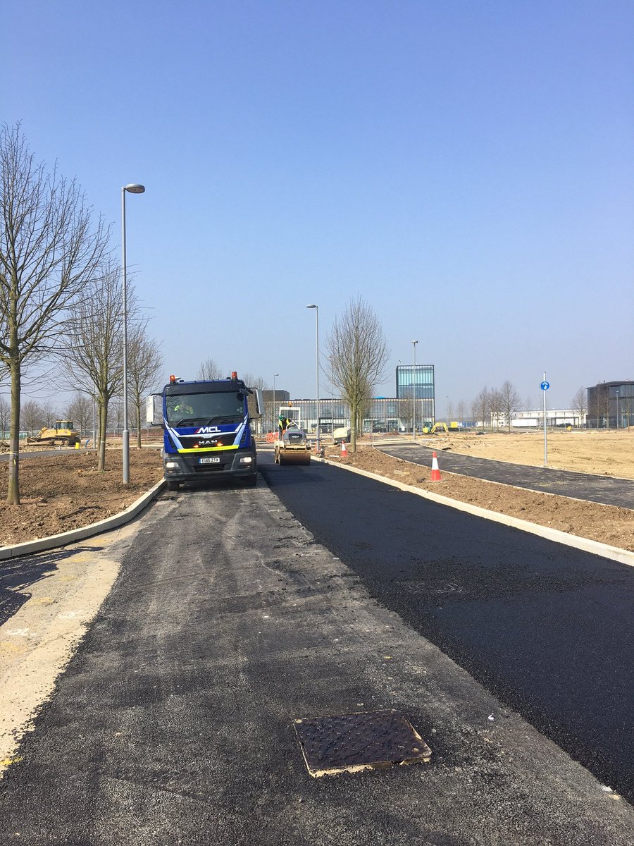 RecomSurfacing's tweet photo. Another completed month long visit at Alconbury. Access Roads & Footpaths #breheny
#macknesscontracting
#recomsurfacing
#aggregateindustries https://t.co/J1kLqeUYOI