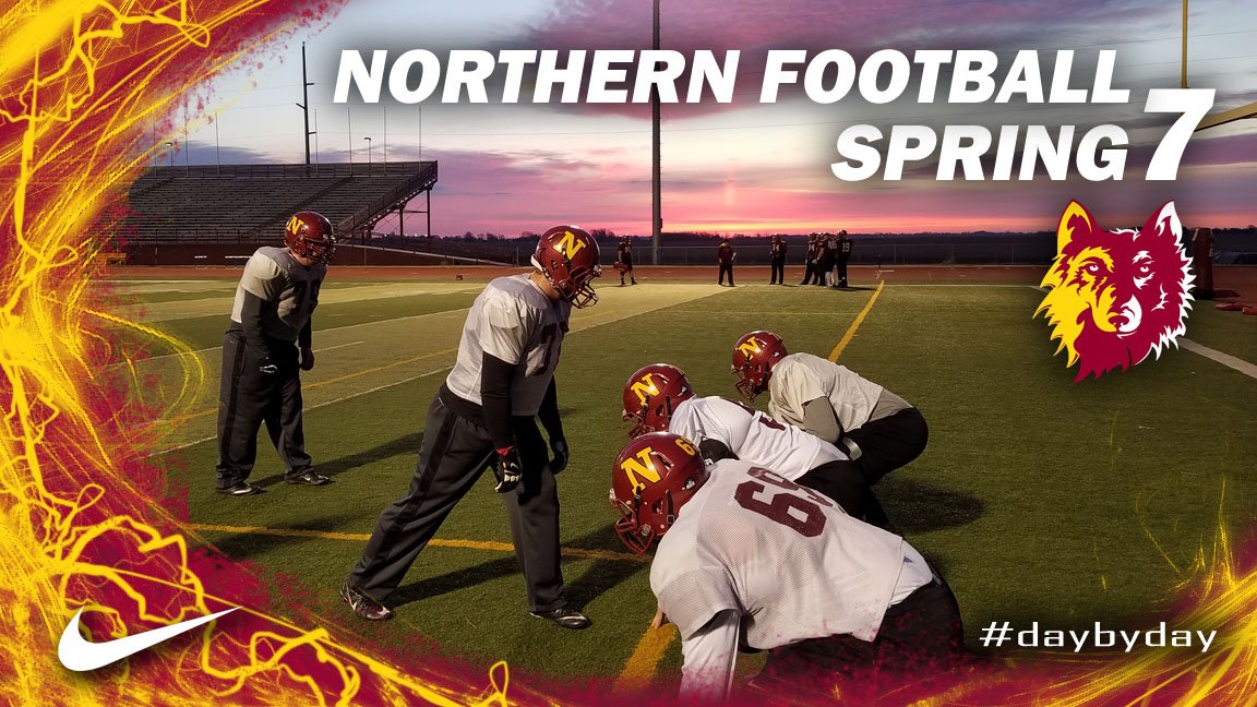 NSUFOOTBALL's tweet photo. Great morning of getting better! #daybyday #spring7 #raiseyourlevel https://t.co/FLHEYEM7Iv
