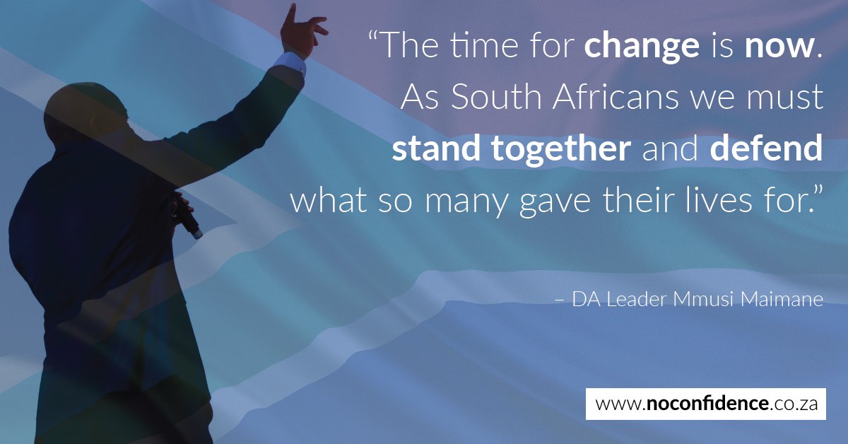 Our_DA's tweet image. RETWEET if you AGREE that Baleka Mbete must reconvene Parliament immediately &amp;amp; allow us to debate &amp;amp; vote on our #NoConfidence motion in Zuma