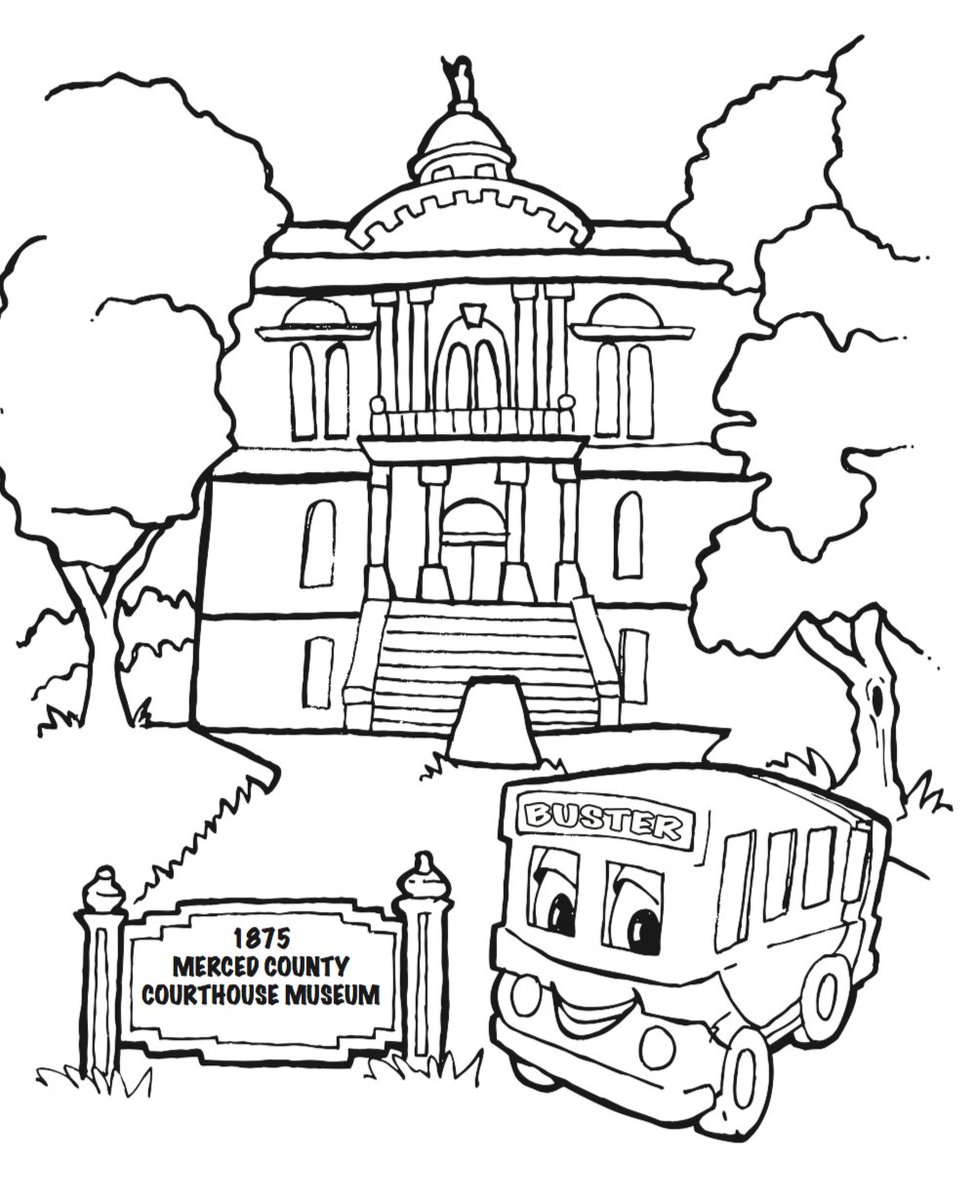BUSTERofMerced's tweet photo. Happy #NationalCrayonDay!  #FlashbackFriday to when we issued my first coloring book! #PublicTransit is fun! https://t.co/Bxl9sEzvuS