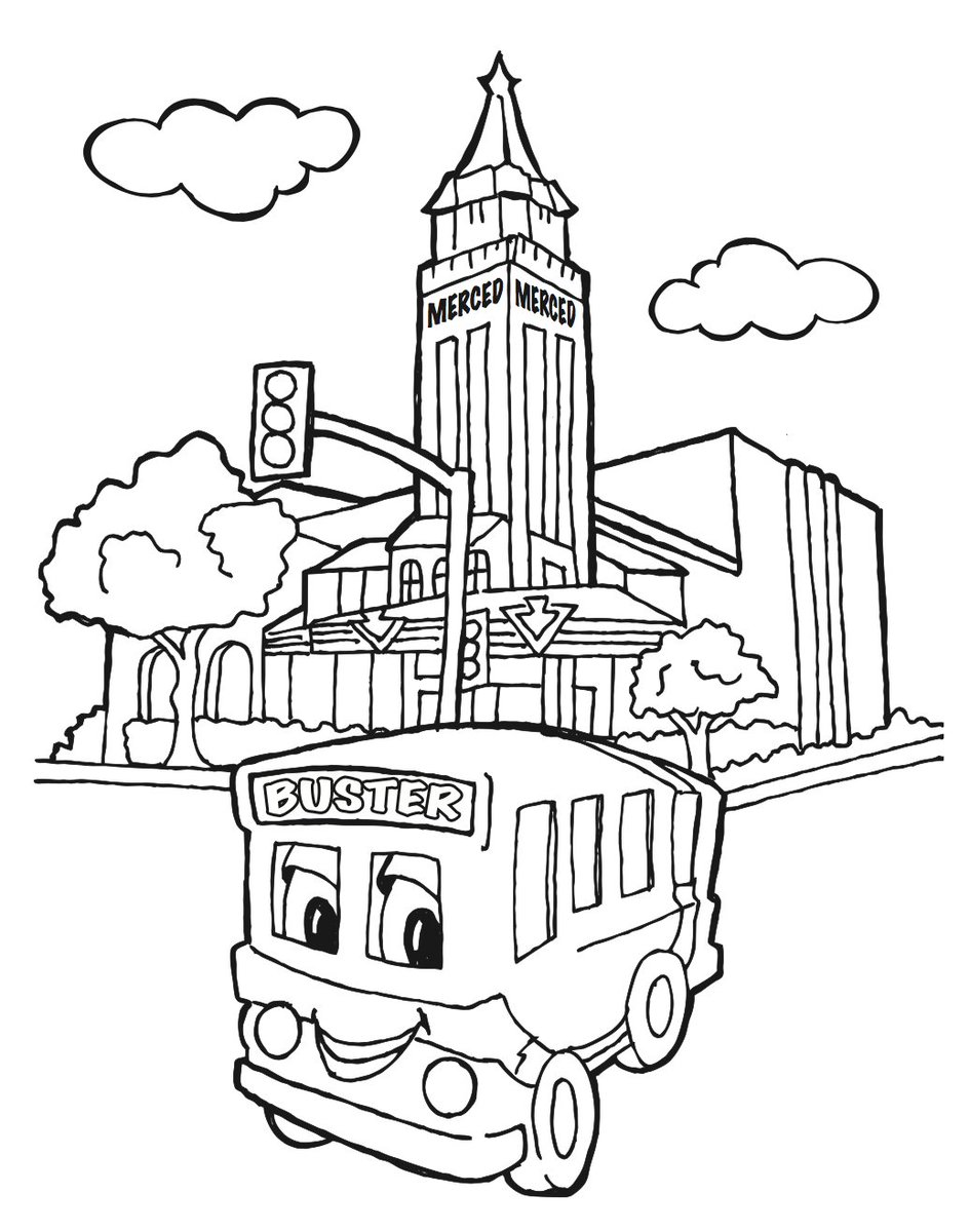 BUSTERofMerced's tweet photo. Happy #NationalCrayonDay!  #FlashbackFriday to when we issued my first coloring book! #PublicTransit is fun! https://t.co/Bxl9sEzvuS