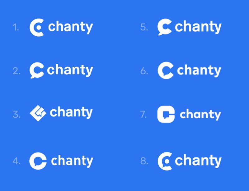 Chanty On Twitter Which Logo Do You Like Better Help Us
