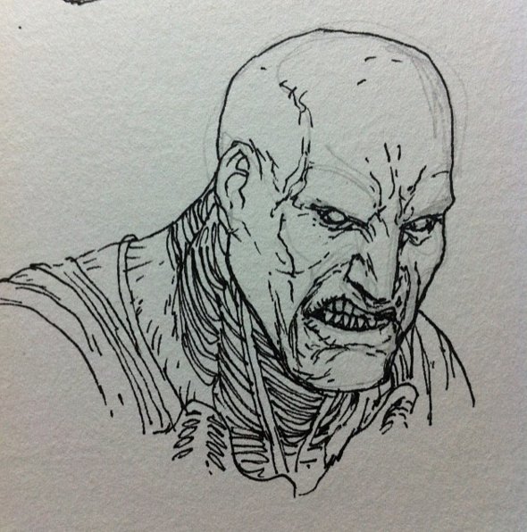 IQ909's tweet photo. (line drawing pracice) #prometheusengineer #prometheus #aliencovenant #alien #darkhorse #darkhorsecomics #lineart #contourdrawing #drawing https://t.co/rJVFsaYZ8P