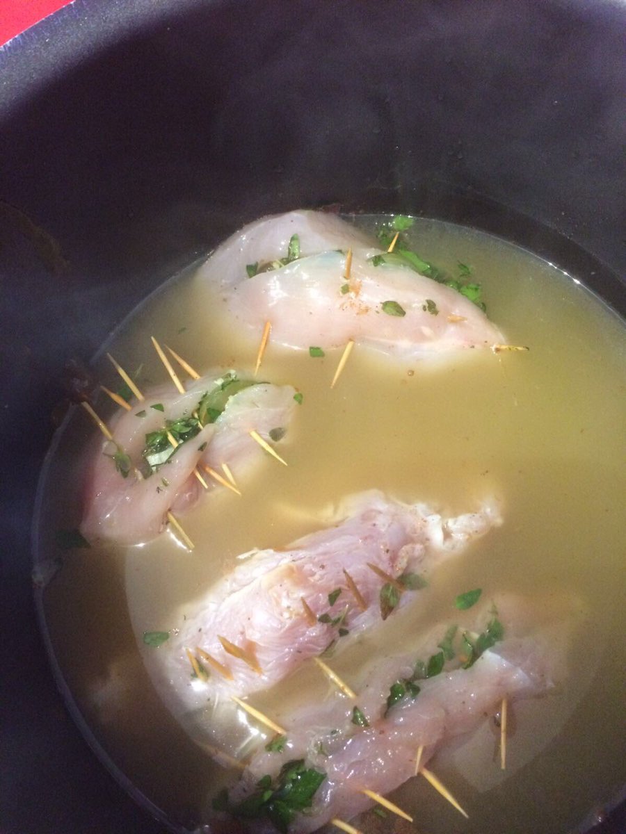 After the trip to #BramallHall we've been cooking traditional Tudor recipes at <a href="/MossbankHomes/">Mossbank Homes</a> Bramhall Hub. Poached chicken with grapes!