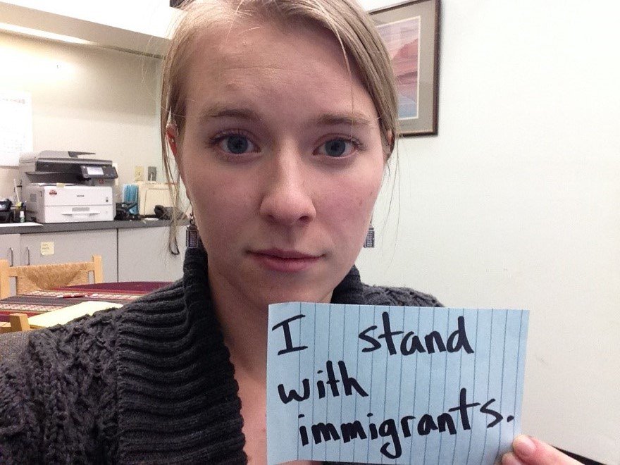 LVCorps's tweet photo. @BethelU grad and Baltimore LVCer Marisa Tillman is working at the World Relief Baltimore Immigration Clinic. #LVCVolunteerSpotlight #lvc17 https://t.co/HoDEuGvvGK