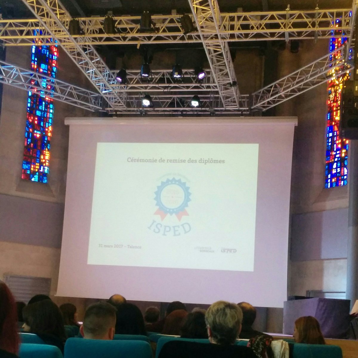 C'est parti pour la remise des diplômes de l'<a href="/Isped_Bordeaux/">Isped</a> !