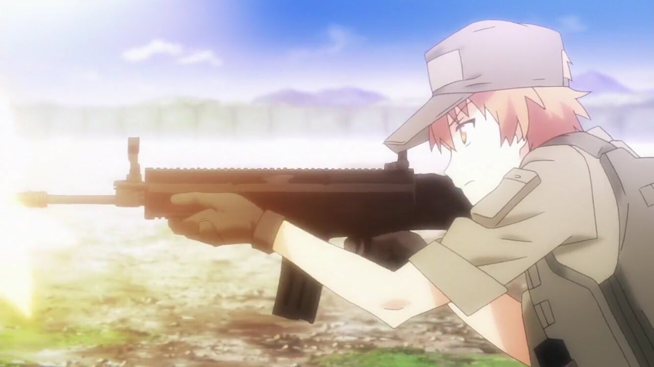ウィザード03 Twitter પર 冬アニメに登場した兵器 銃 Fn Scar ベルギーの銃火器メーカーであるfnハースタル社がアメリカ特殊作戦軍向けに開発したアサルトライフルである 基本的には同社のfn Fncをベースに近代的改良を加えるという設計だが事実上ほとんど別の