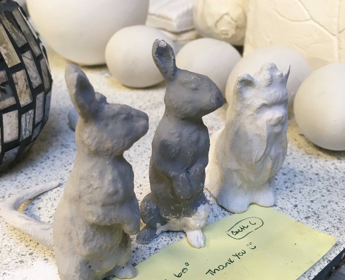 Three #glazes made, still trying to get my head around the fact they will become jazzy colours in the kiln #whyaretheyallgrey