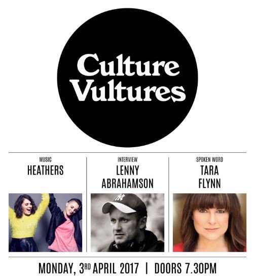 .<a href="/HeathersTunes/">Heathers</a>, @TaraFlynn &amp; @lennyabrahamson this Monday <a href="/thesoundhouse_/">The Sound House</a> #Culturevultures get tix now &gt;&gt; goo.gl/xjU6T9 &lt;&lt;
