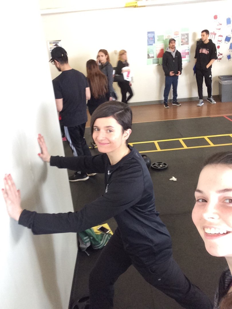 devalicandro's tweet image. Final Assessment Complete! Improved my ankle mobility...thanks to my amazing trainer!! #GHStudents #GHKinIntern