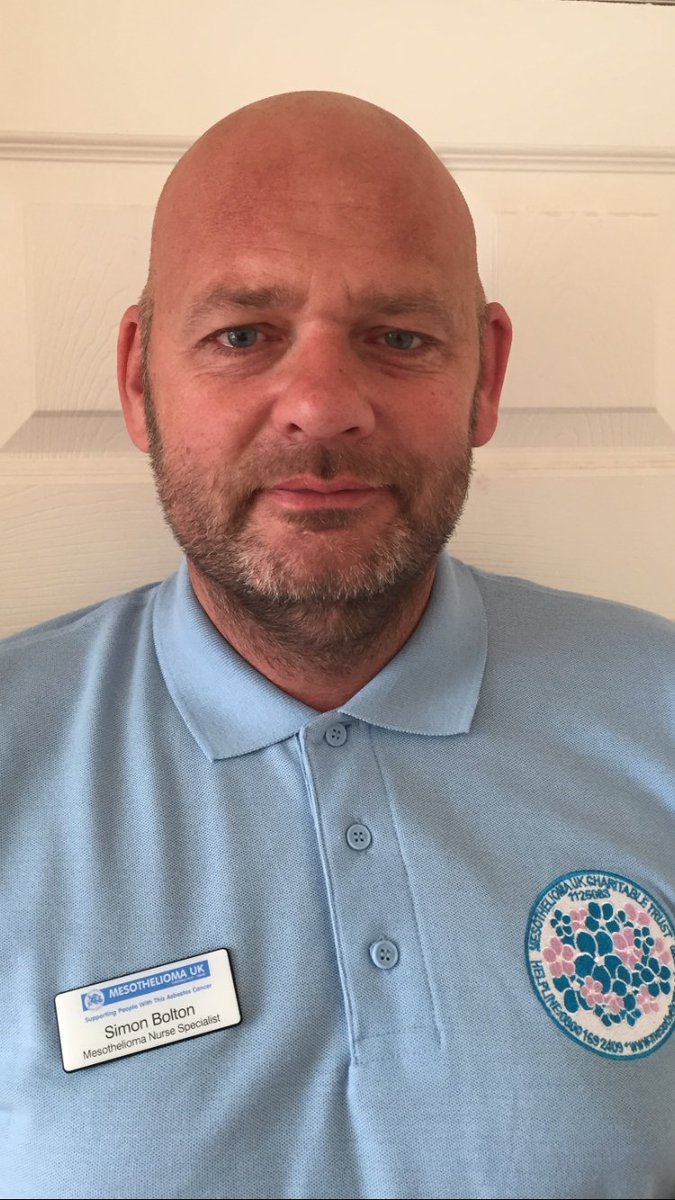 Simon, our clinical nurse specialist is running 2 full &amp; 4 half marathons for Meso UK. Pls support him if you can bit.ly/2nDIwuF