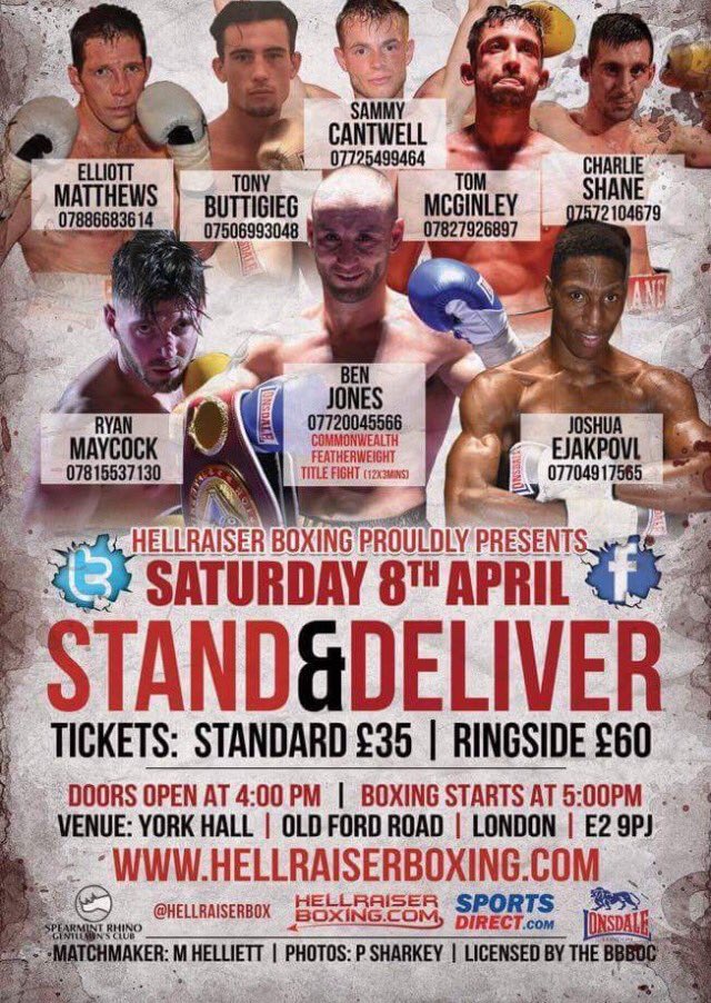 Mickey_Helliet's tweet photo. @announcerphil @york @BenJonesBoxer @JaseCunny @HellraiserBox Giving the fight fans what they want! #HellraiserBoxing @hellraiserbox https://t.co/L6EYrzbaIv