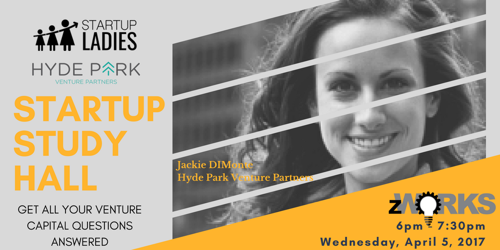 katemswanson's tweet photo. You won't want to miss @IamAStartupLady @hydeparkvp StartUp Study Hall - for all your Venture Capital questions #zWORKing #entrepreneurs https://t.co/Ejr1HlWMD1