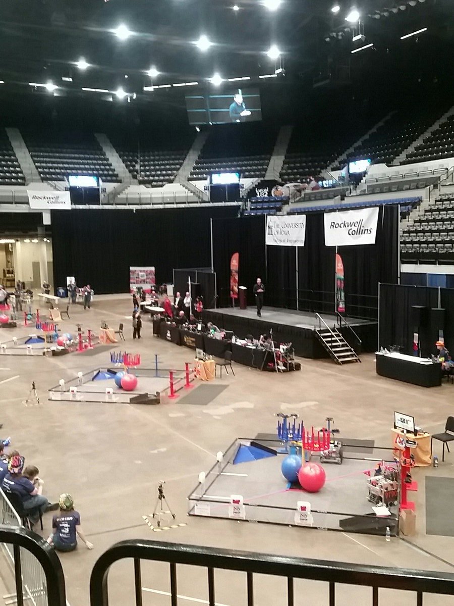 Opening ceremony at FTC North super regional championship.