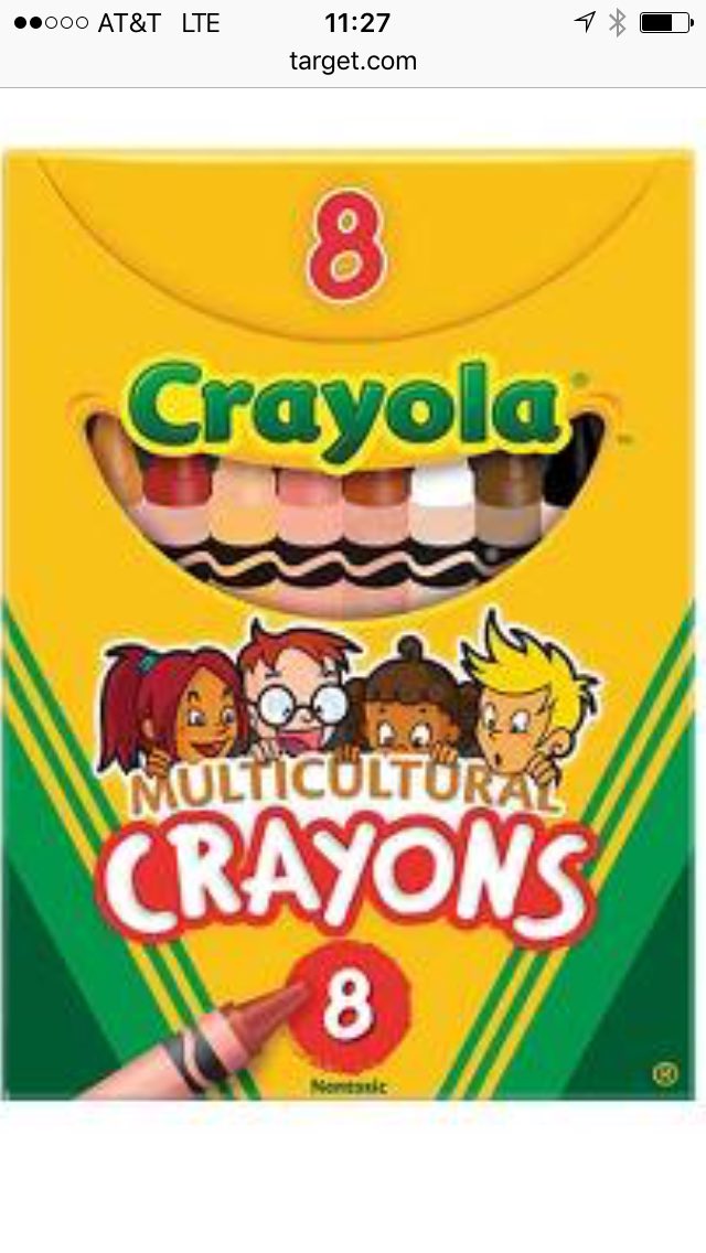 MFrancoMD's tweet photo. Is @Crayola including multiple nude colors in regular pack, not just in multicultural one?! #WhatsYourNude #WishfulThinking #NewCrayonColors https://t.co/X15KDC8HaV