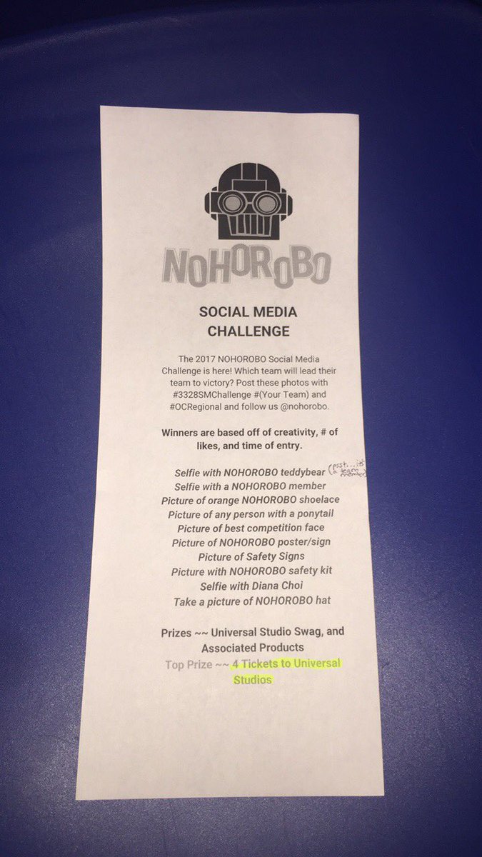 NohoRobo's tweet image. Do you wanna go to Universal Studios? Join our challenge and u could be the lucky winner! #3328SMChallenge
