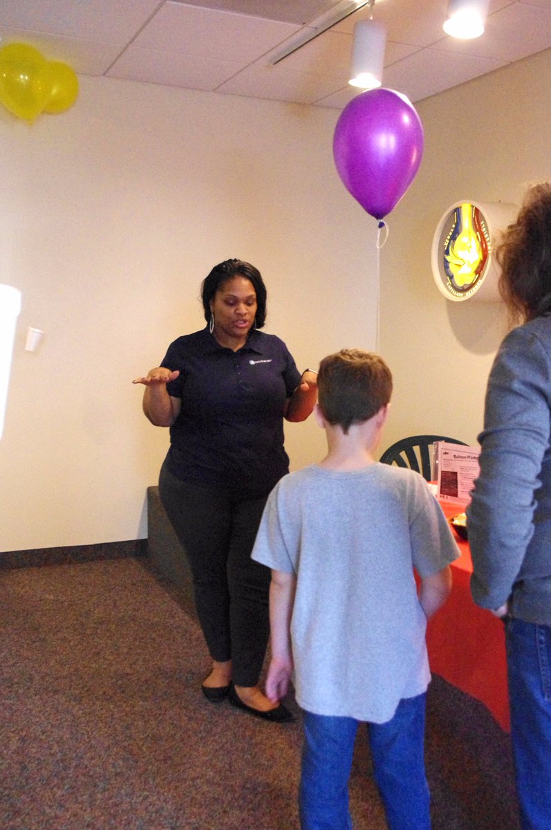DAVENPORT_Eng's tweet photo. .@SciWorksMuseum Engineering Day was a blast! From #flinking balloons to dropping eggs, we did it all! #engineeringisfun https://t.co/I7HXpVYO0G