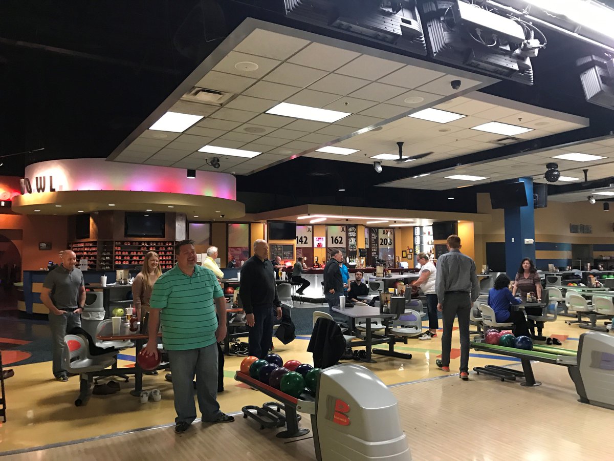 batesarchitects's tweet photo. Our Rogers team had a great time team-building last night at the bowling alley! #Bates #BatesArchitects #BatesFamily https://t.co/CzHBmKZ4fE
