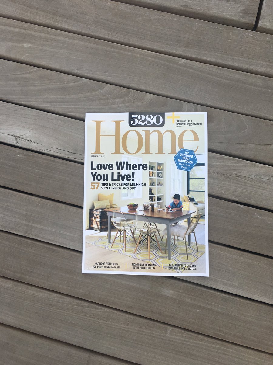 Love where you live all year long! Grab the new April/May 5280 Home issue out TODAY!