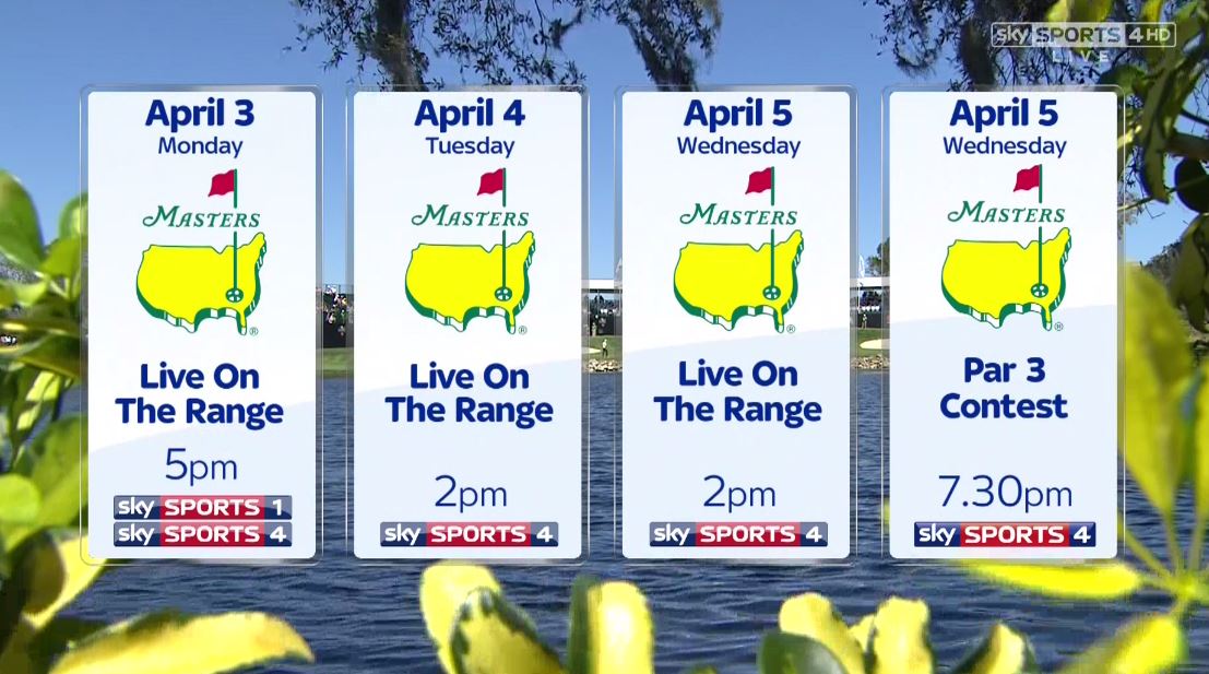 SkySportsGolf's tweet photo. #TheMasters is edging ever closer! There's lots of ways to watch the action, live on @SkySports: https://t.co/okEk1XjH8P #MajorObsession https://t.co/bnQ8LoYQYE