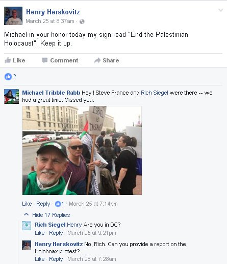 AnarchoZionist's tweet photo. Repugnant anti-Israel #jewishresistance #resistAIPAC "activists" picketing Washington DC Holocaust museum & calling the Shoah a Holohoax. https://t.co/QybBaB0C5S
