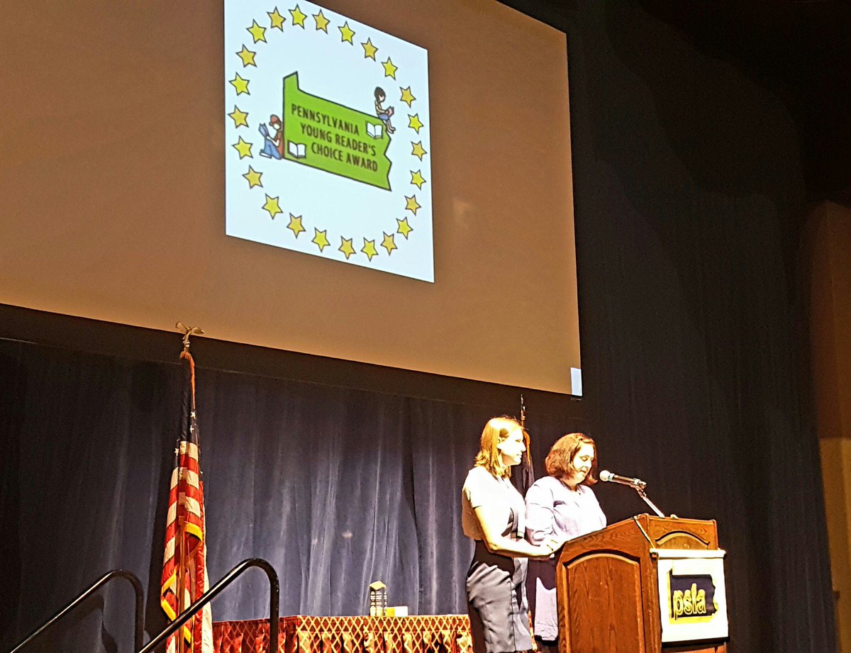 PSLA_News's tweet photo. Alice Cyphers &amp; Ellen Stolarski announcing #PYRCA awards. #PSLA2017 https://t.co/KHwZV8lKHX https://t.co/OEKR11vqt4