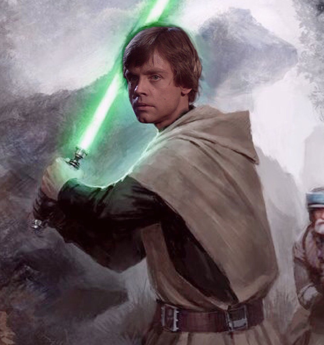MentorSkywalker's tweet photo. /Luke Skywalker Art, but reimagined, by me, to give them a more realistic look, let me know what you think? #StarWars #LukePic https://t.co/DVyFMcRshS