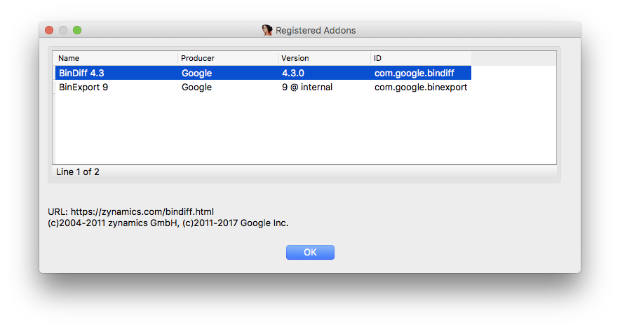 AdmVonSchneider's tweet image. If you want to beta-test, PM me. macOS/Linux now, Windows a bit later. #BinDiff