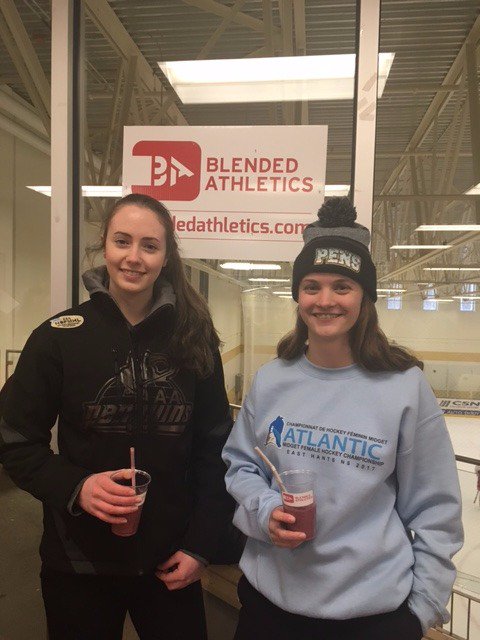 Enjoying pregame smoothies!  Thankyou <a href="/BlendedAth/">David Rafuse</a>