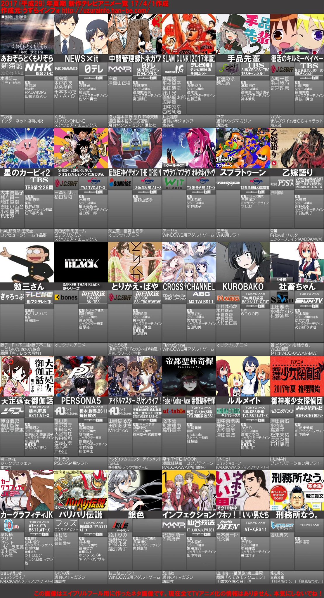 さく そして夏アニメ決定 17夏アニメ T Co Pmk2bs1xab Twitter