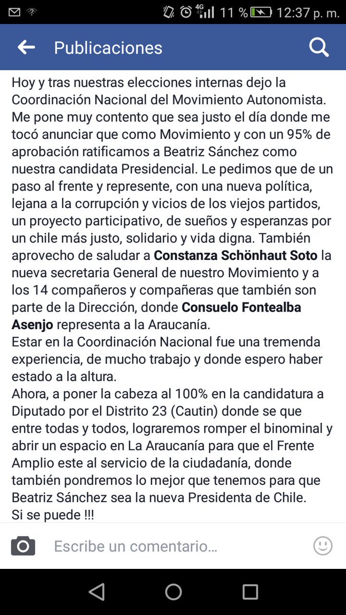 Pipovaldebenito's tweet photo. Hoy comienza un camino de esperanza para Chile y sus pueblos ! https://t.co/qeRGIsiTYi