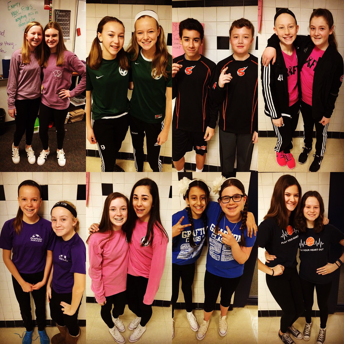 robomathgms's tweet photo. Today was twin day! The kids look amazing today! #schoolspirit #schoolcommunity @gmsgrafton https://t.co/45UdiT8H6e