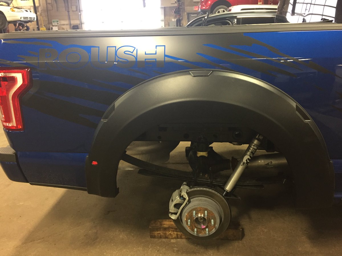 edlearnford's tweet image. A few Teaser pics of our latest Roush F150 Truck build. When done I will post a link to our site. @edlearnford @ROUSHPerf