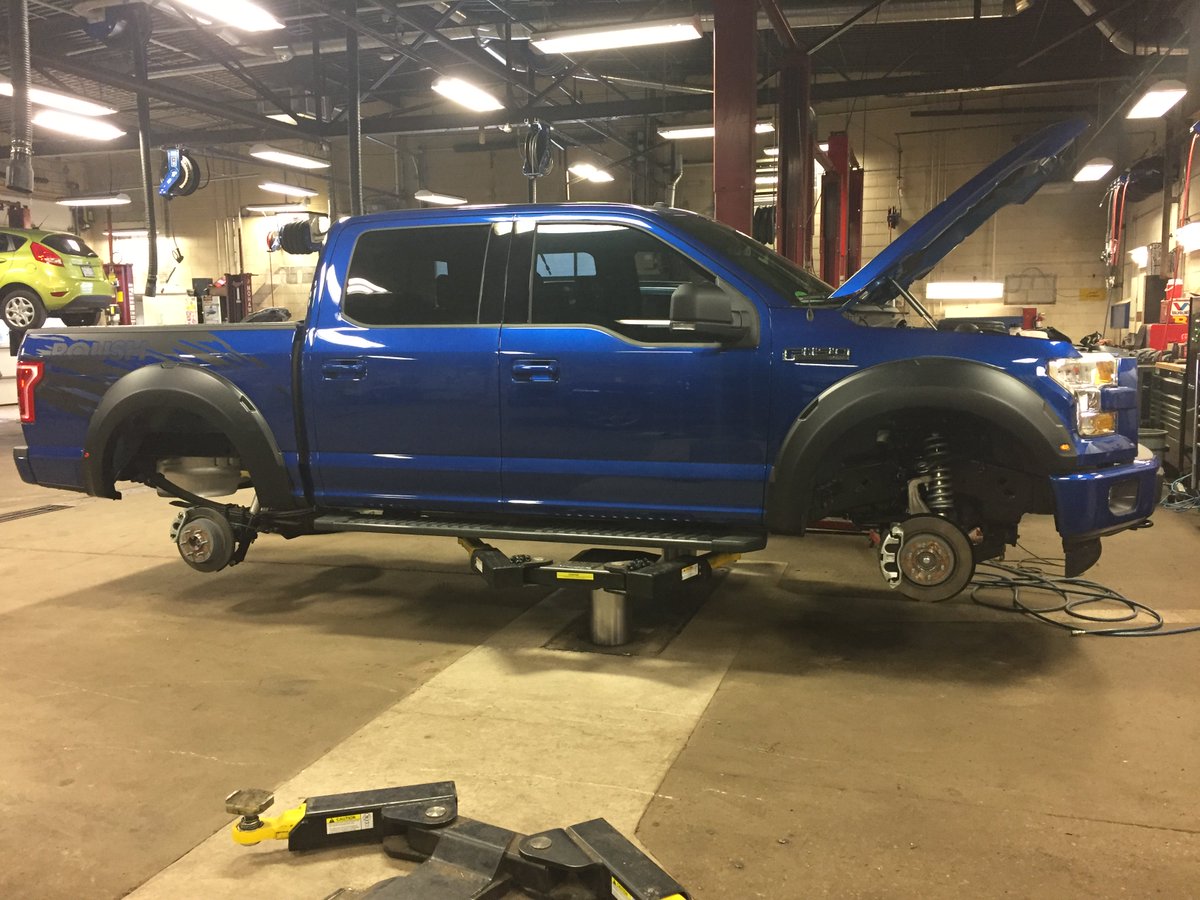 edlearnford's tweet image. A few Teaser pics of our latest Roush F150 Truck build. When done I will post a link to our site. @edlearnford @ROUSHPerf