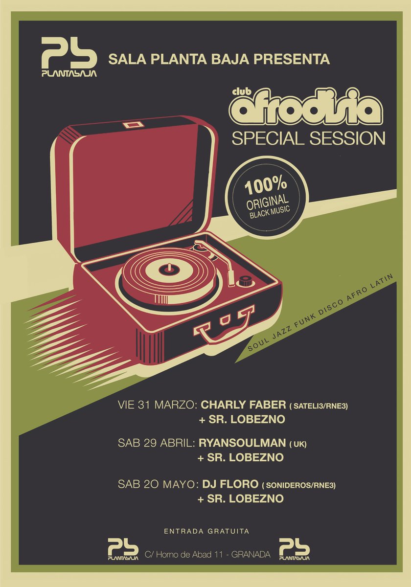 Hoy viernes, NOCHE AFRODISIA con Charlie Faber y <a href="/SRLOBEZNO/">SR LOBEZNO</a>  | 0:30h. | Sala B | Entrada Libre