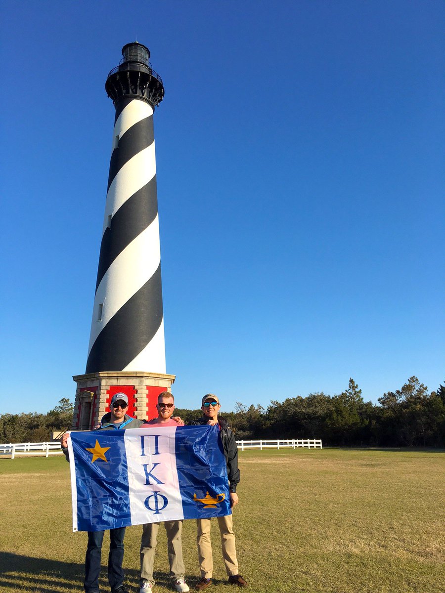 #FlagFriday at Cape Hatteras, NC, w/ Camden Blochaviak, <a href="/PiKappaPhiLRU/">ΠΚΦ - Lenoir Rhyne University</a>, Jon Wold &amp; Nick Roberson, <a href="/appstatepikapp/">App State Pi Kapp</a>. #PiKappPhriday