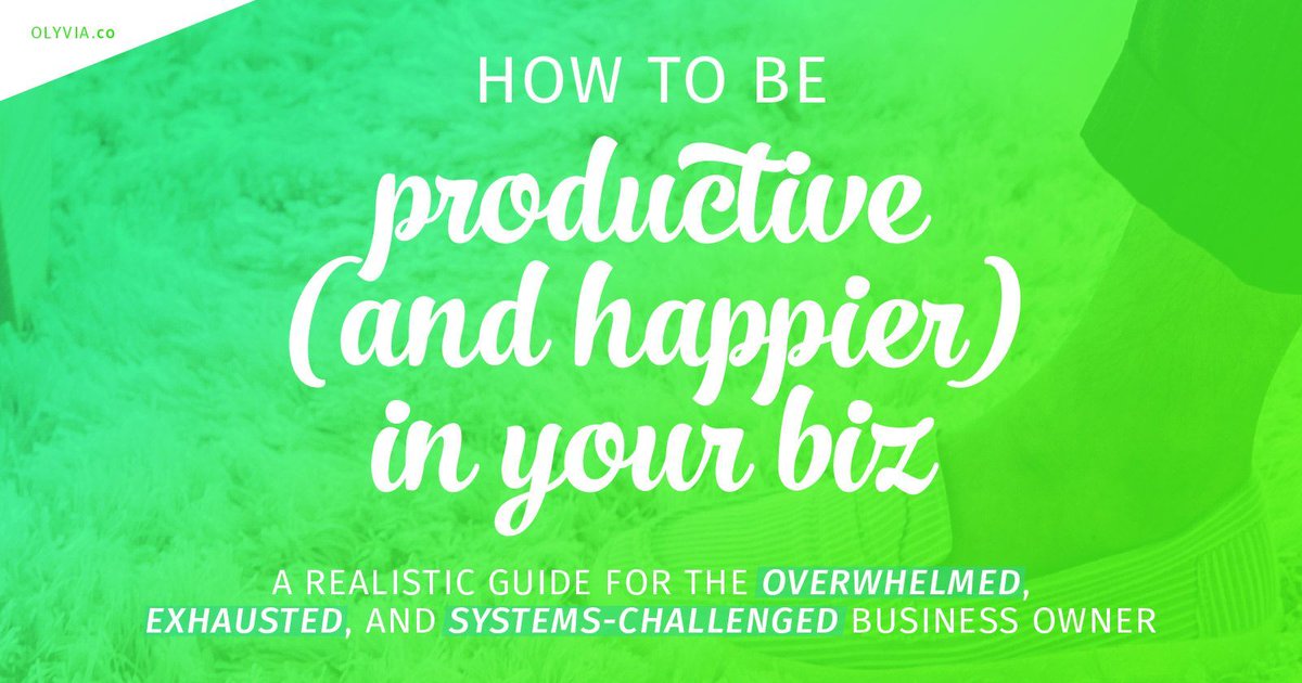 craftedweb's tweet image. Pretty long post...but worth it! How To Be More Productive In Your Biz (And Happier, Too!) - bit.ly/2nDpiY3