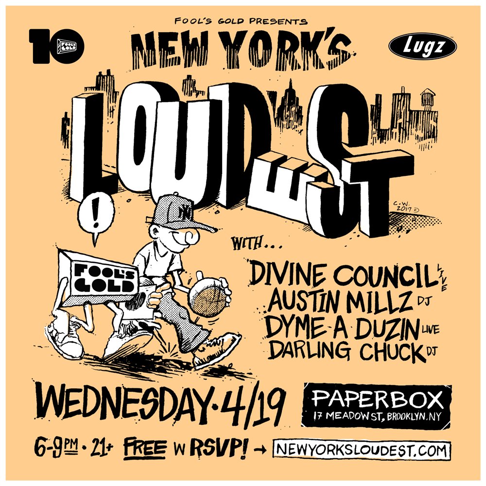 Introducing #NewYorksLoudest, our new FREE party series starting 4/19 w @Divine_Council <a href="/AUSTINMILLZ/">Austin Millz</a> + more, RSVP newyorksloudest.com