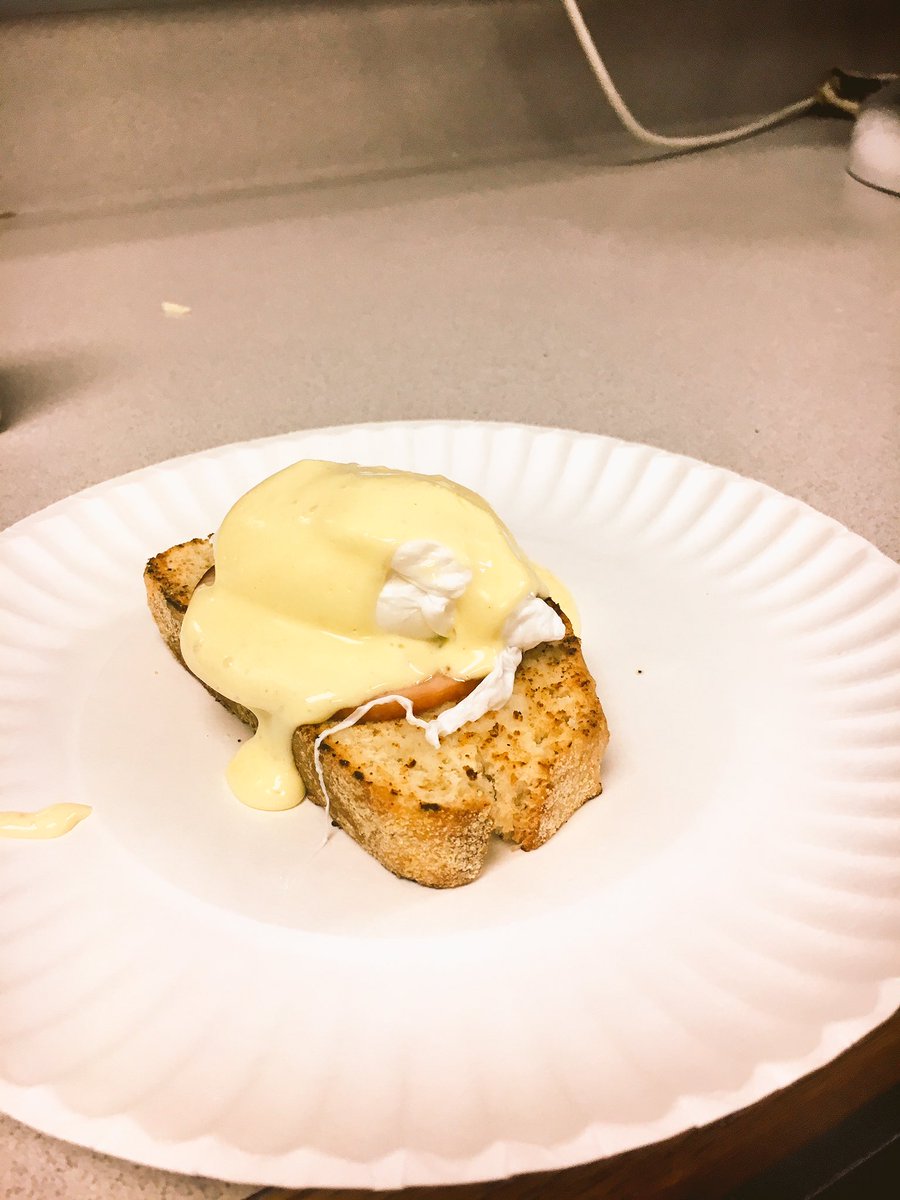 Miss_B112's tweet photo. Eggs Benedict with Advanced Foods #onlyhadtomakehollandaisetwice #RSD13 #SayYestoFCS https://t.co/xTNs2iRuMb