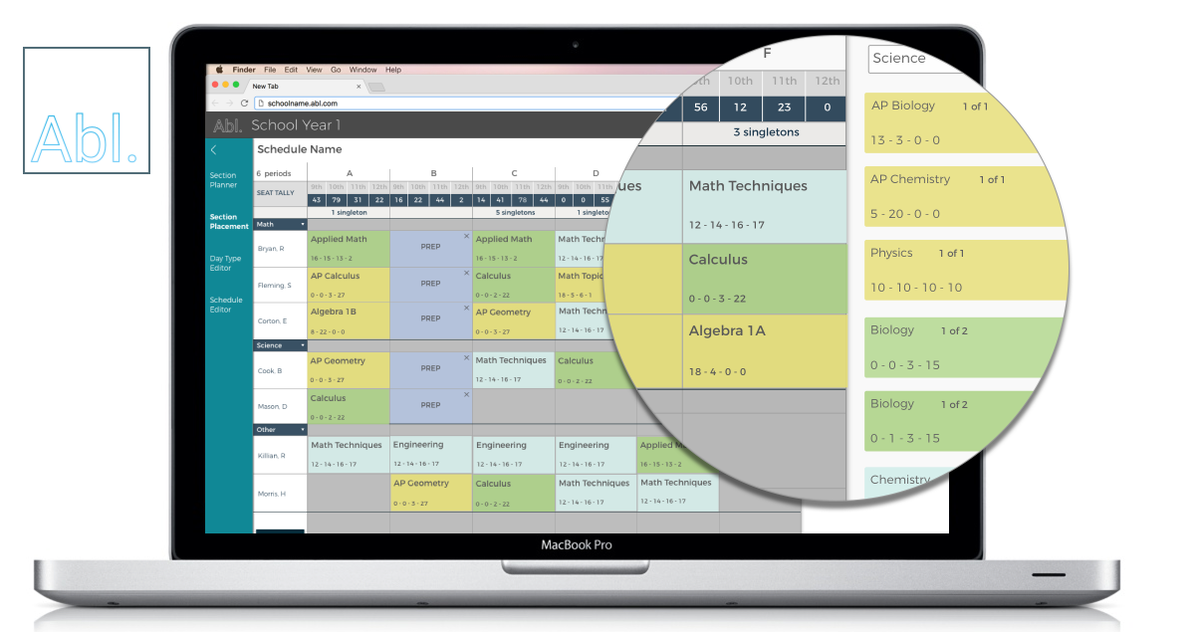 ablschools's tweet image. Want a sneak peek of our new Master Scheduling tools? Sign up for free early access to Abl! goo.gl/LQh7fc #DynamicScheduling