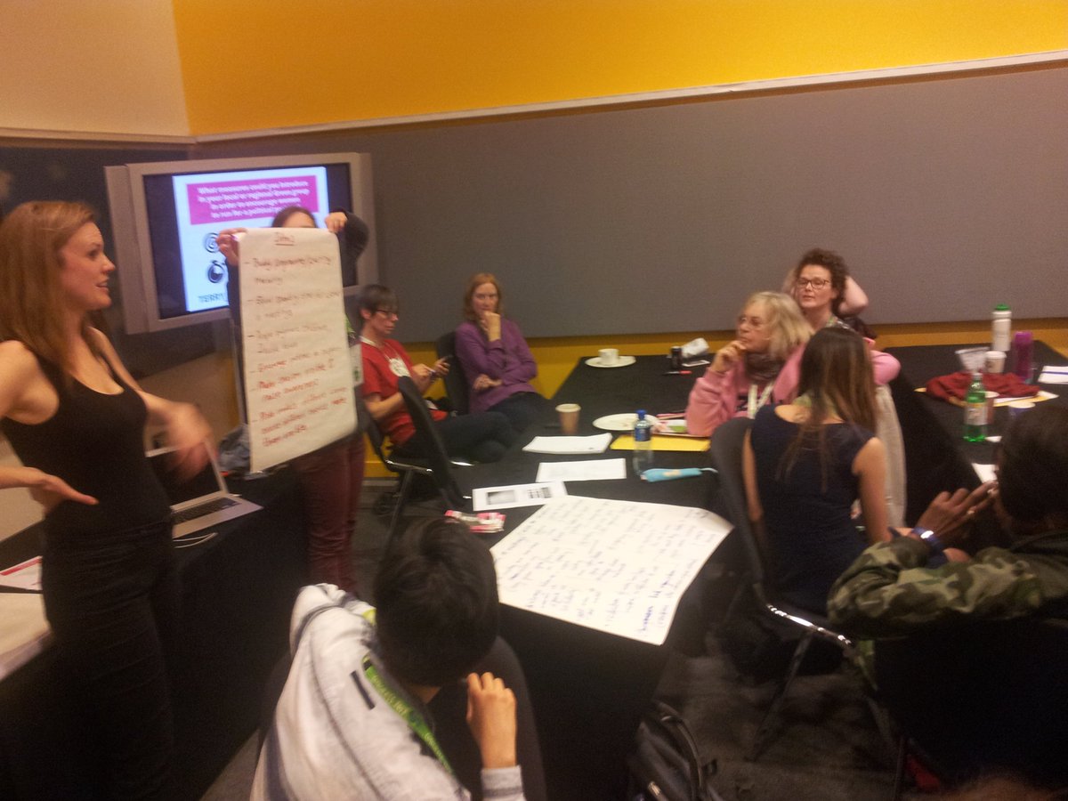 Great workshop at #Greens2017 - 'an empowered woman is a disobedient woman.' Amazing to hear ideas + stories from woman across the globe!