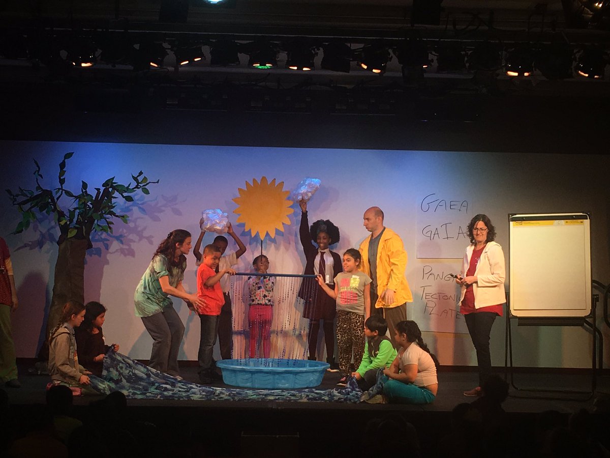 Hybla2nd's tweet photo. Look at our special guests up on stage at @smithsonian Discovery Theater! Learning about the water cycle! #hves #smithsonian https://t.co/SlBrRJMM0h