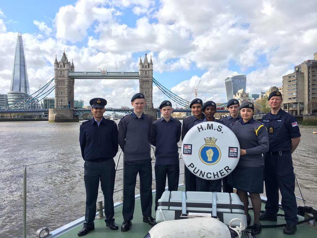 <a href="/aircadets/">RAF Air Cadets</a> <a href="/LondonAirCadets/">London Air Cadets</a> <a href="/HantsIOWWing/">Hants IOW Wing</a> <a href="/ComdtAC/">Commandant RAF Air Cadets</a> 4F (Illsford) and 6F (Romford) Squadron's onboard HMS Puncher today.