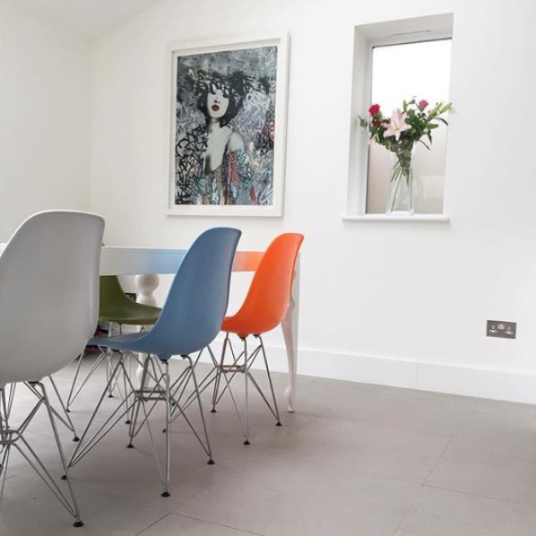 vertigointerior's tweet photo. In love 😍 our Eames-inspired DSR Eiffel Side Shell Chairs! Thanks for sharing Instagram:just_another_instamum! https://t.co/p1TOoz2Cox