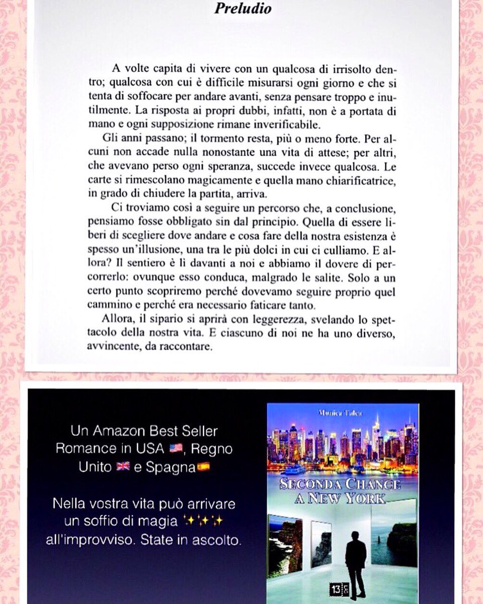 MonicaTalea's tweet photo. #emozioni assicurate. Su Amazon 🏵📔 #books #libri #booklover https://t.co/ttSmFL13WW