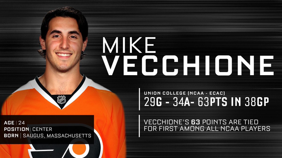 FlyersGang's tweet photo. Welcome to Philly @Mvecc8 https://t.co/cfE1QwBEw4