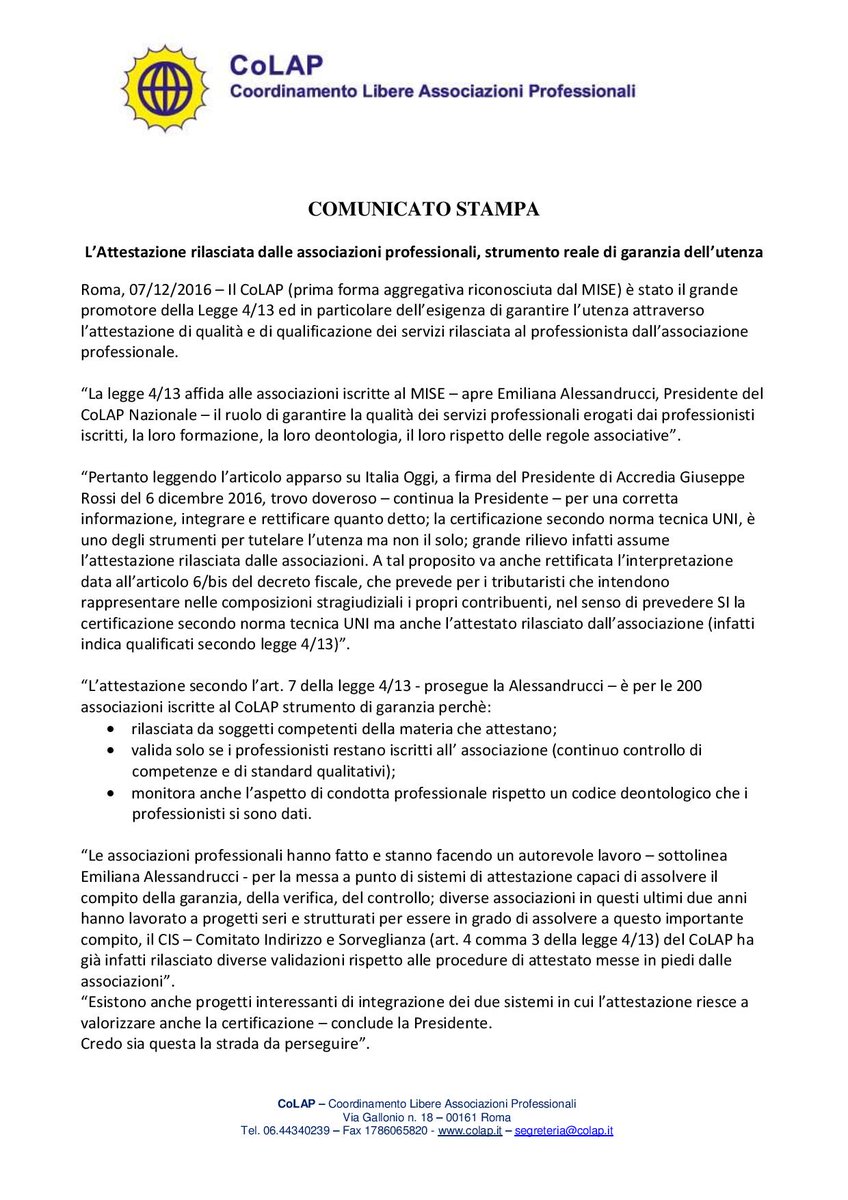 FISieo's tweet photo. Crediamo sia utile perseguire la strada che promuove progetti in cui l’attestazione riesce a valorizzare anche la certificazione. https://t.co/mczNmFiOrc