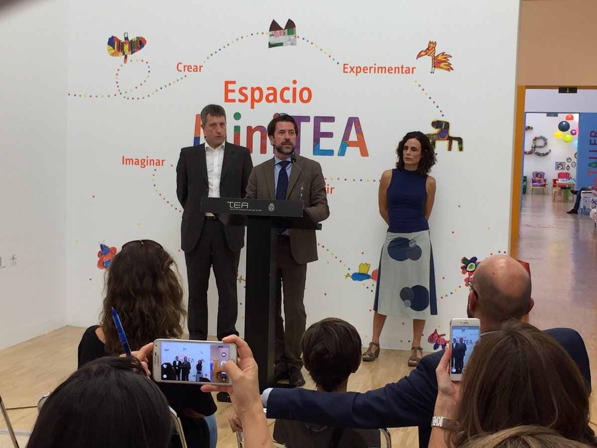 IrmaCervino's tweet photo. El @CabildoTenerife abre el nuevo #MiniTEA que triplica su espacio en @teatenerife. De martes a domingo de 10:00 a 20:00 #Tenerife2030 👧🏻👦🏽 https://t.co/ipPUpw34mP